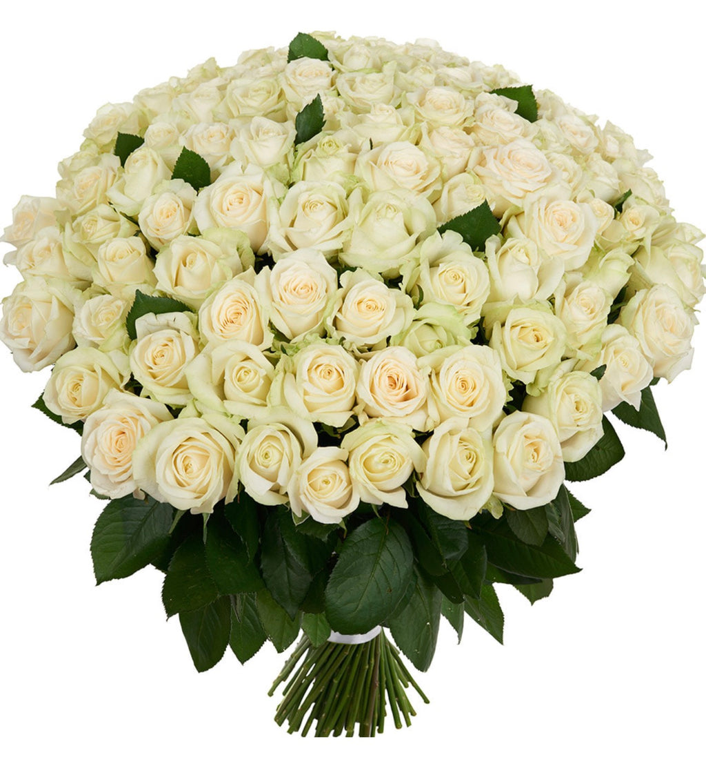 101 White Roses Signature Bouquet