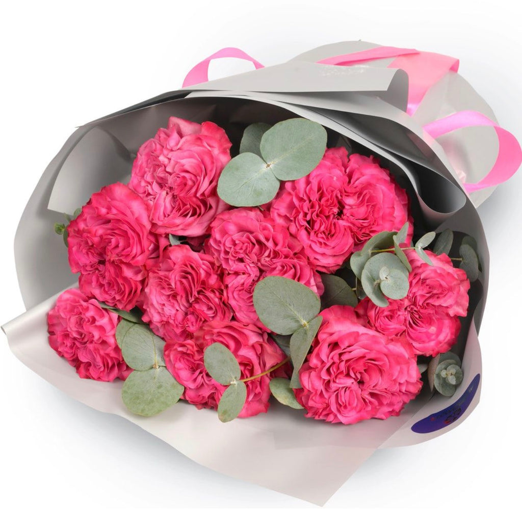 15 Country Blues Roses Bouquet