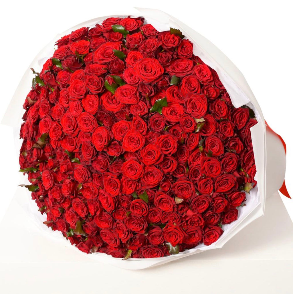 201 red roses- Scarlet Grandeur Bouquet