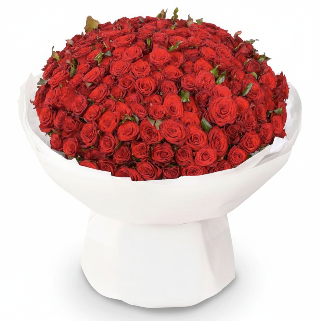 201 red roses- Scarlet Grandeur Bouquet