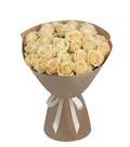 21 Cream Roses Bouquet