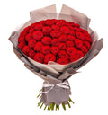 51 Red Roses Wrapped Bouquet