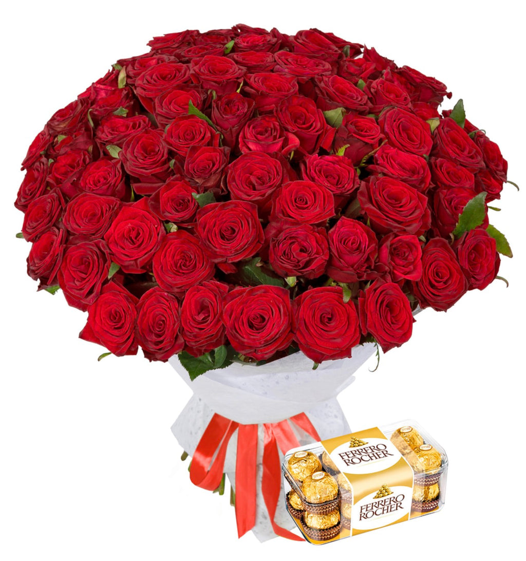 75 Red Roses Statement Bouquet