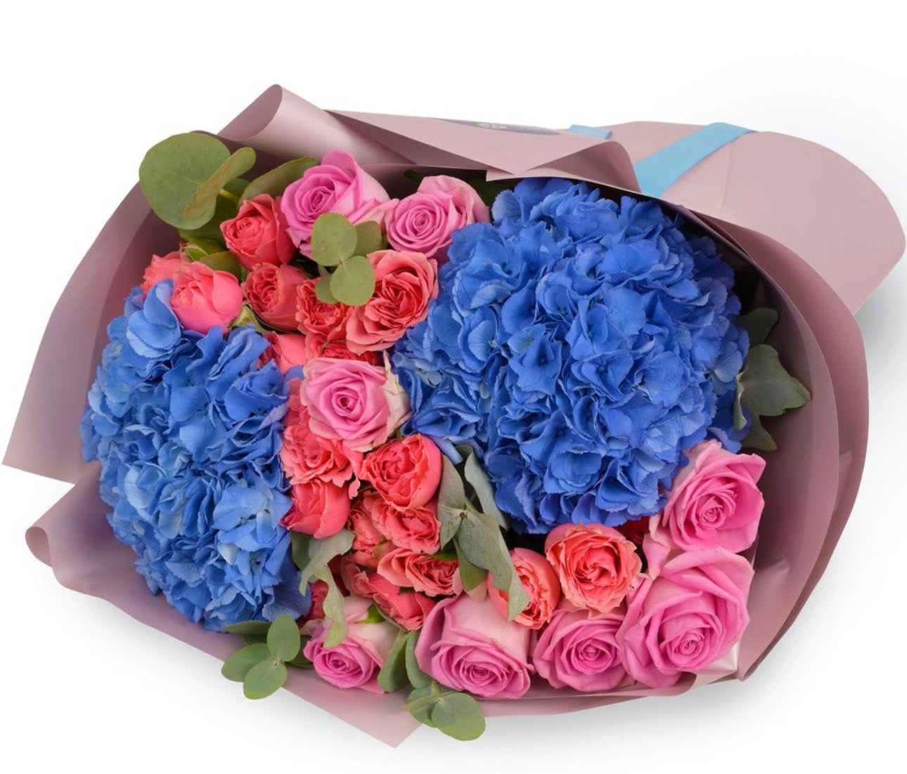 Beyond the Fairytale Bouquet – Hydrangeas & Pink Roses