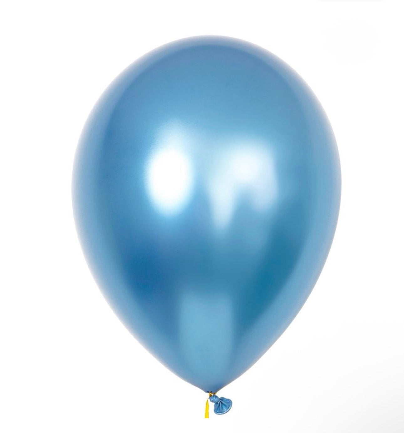 Blue Chrome Balloon