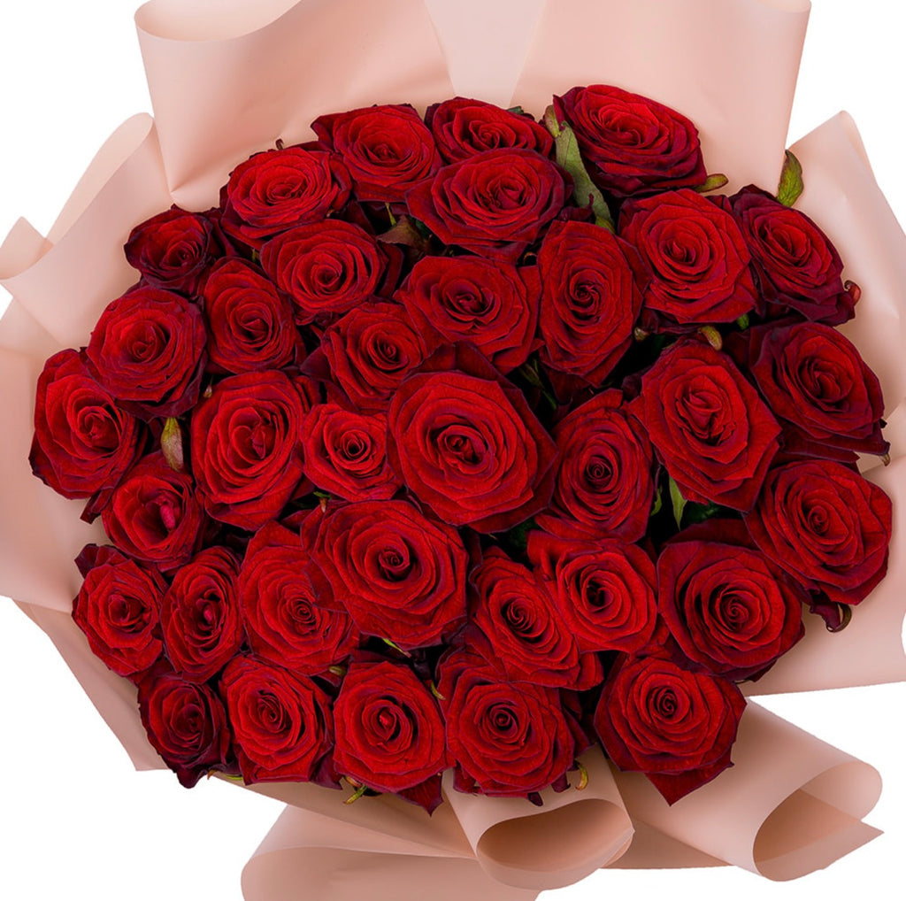 Bouquet of 35 Red Roses