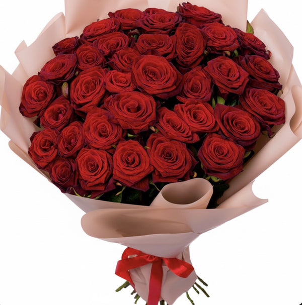Bouquet of 35 Red Roses