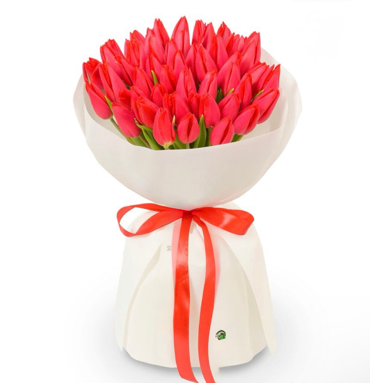 Bouquet of 51 Red Tulips