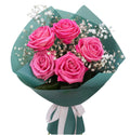 Color of Love – 5 Pink Roses Bouquet