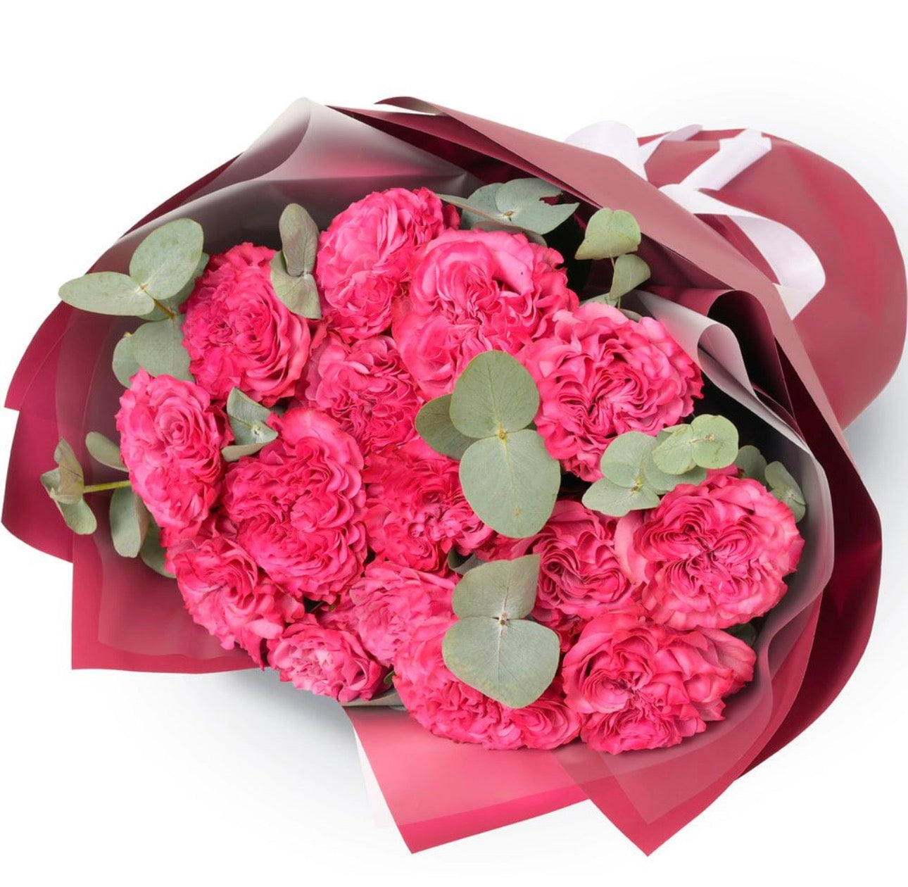 Country Blues Rose Bouquet