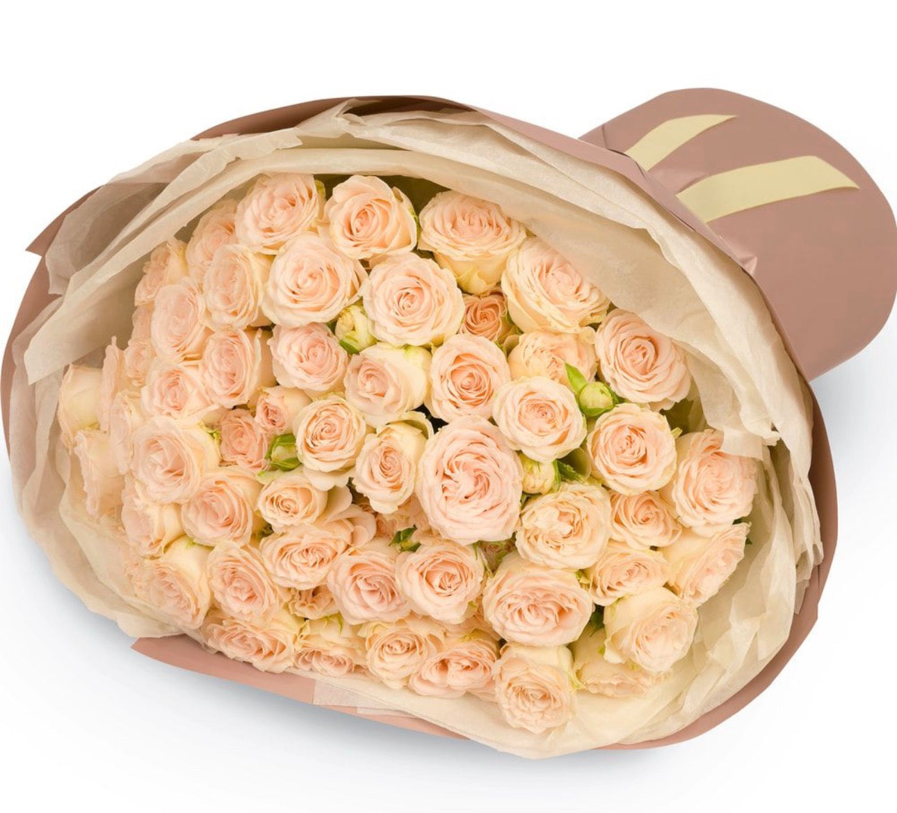 Cream Rose Garden Bouquet