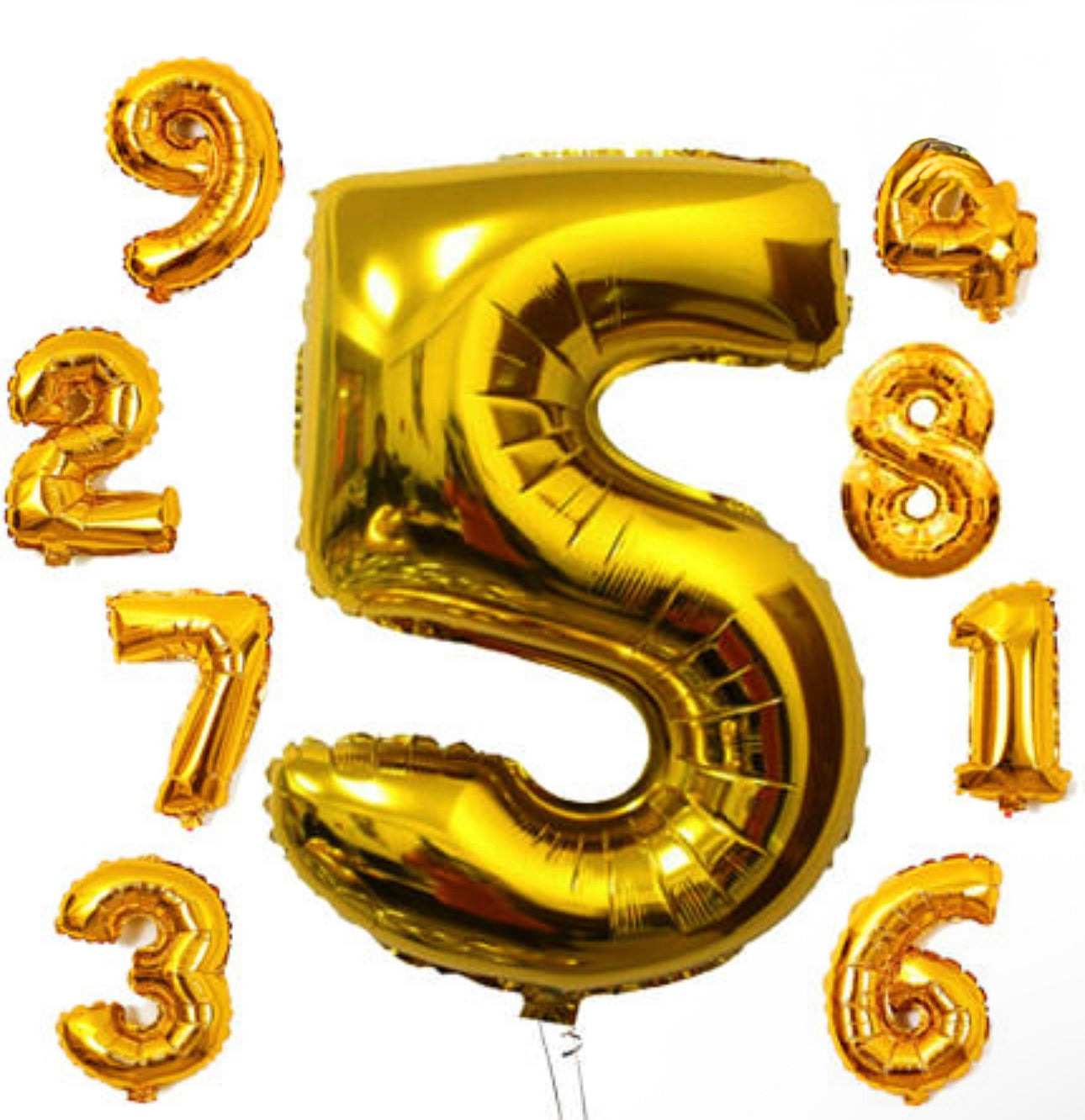 Foil Helium Number Balloon