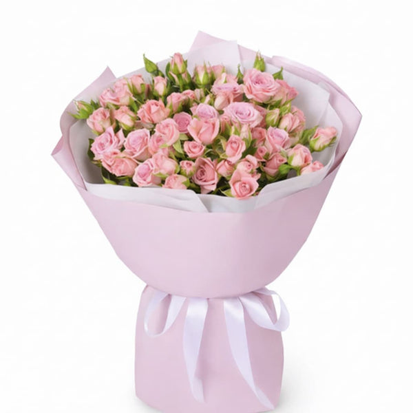 Pink Spray Roses Romantic Bouquet
