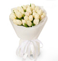 White Song Tulip Bouquet