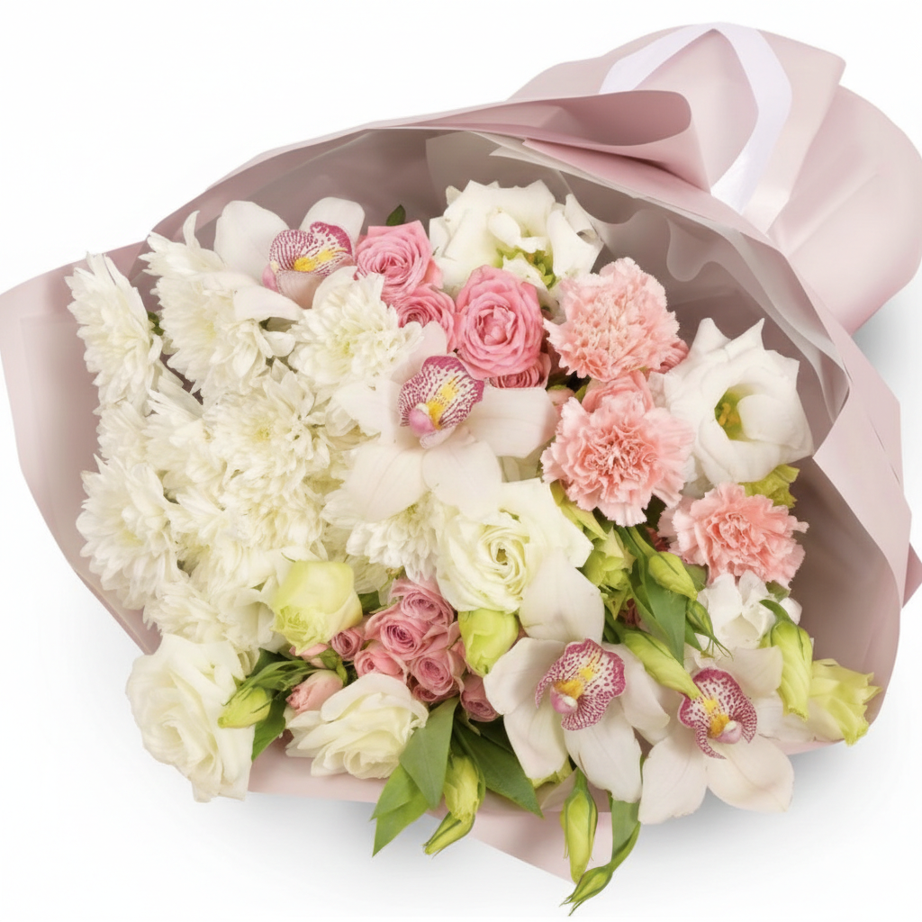 Your Attraction Bouquet – Orchids & Spray Roses